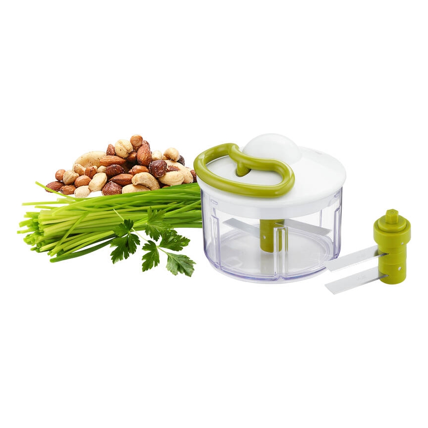 Tefal - Picadora manual 5 SECOND CHOPPER 500 ml Verde/blanco