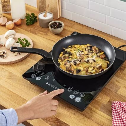 Tefal - Placa de inducción EVERYDAY SLIM 2100W/230V, negra