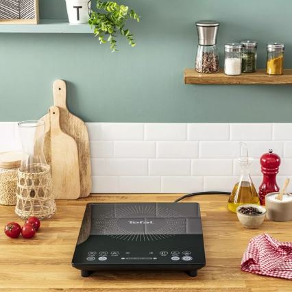Tefal - Placa de inducción EVERYDAY SLIM 2100W/230V negro