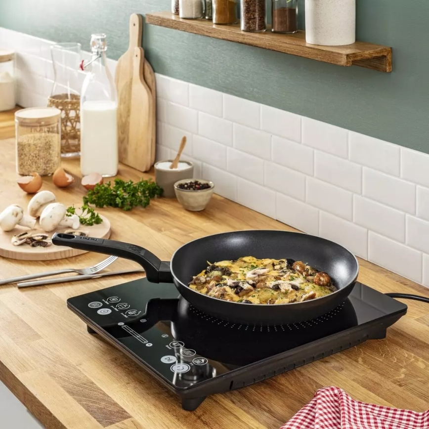 Tefal - Placa de inducción EVERYDAY SLIM 2100W/230V negro