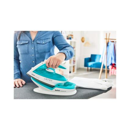Tefal - Plancha de vapor FREEMOVE AIR 2400W/230V blanco/turquesa