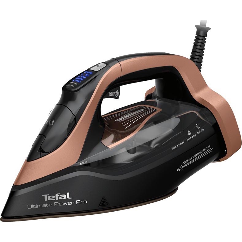 Tefal - Plancha de vapor ULTIMATE POWER 3200W/230V cobre/negro