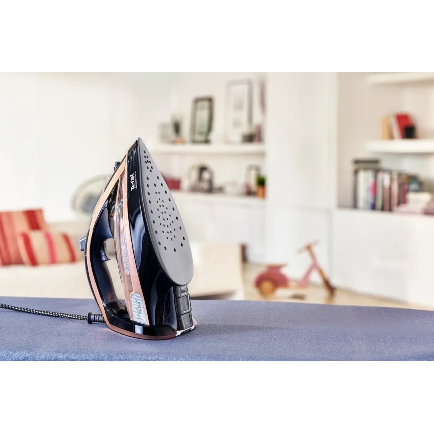 Tefal - Plancha de vapor ULTIMATE PURE 3000W/230V cobre/negro