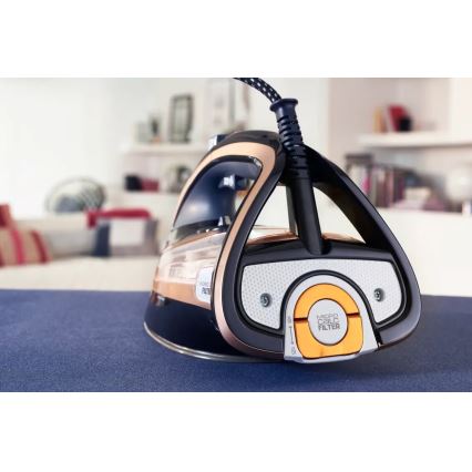 Tefal - Plancha de vapor ULTIMATE PURE 3000W/230V cobre/negro