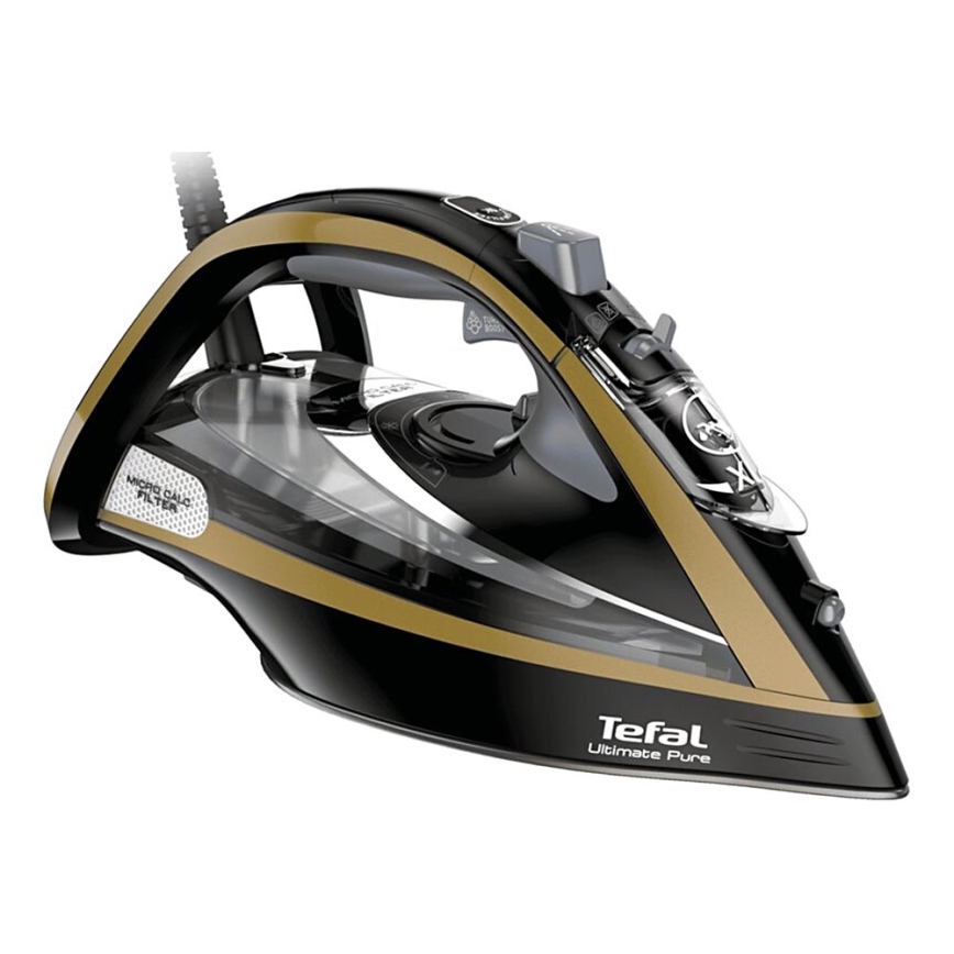 Tefal - Plancha de vapor ULTIMATE PURE 3000W/230V dorado/negro