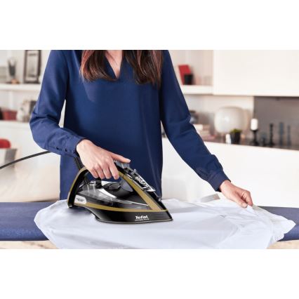 Tefal - Plancha de vapor ULTIMATE PURE 3000W/230V dorado/negro