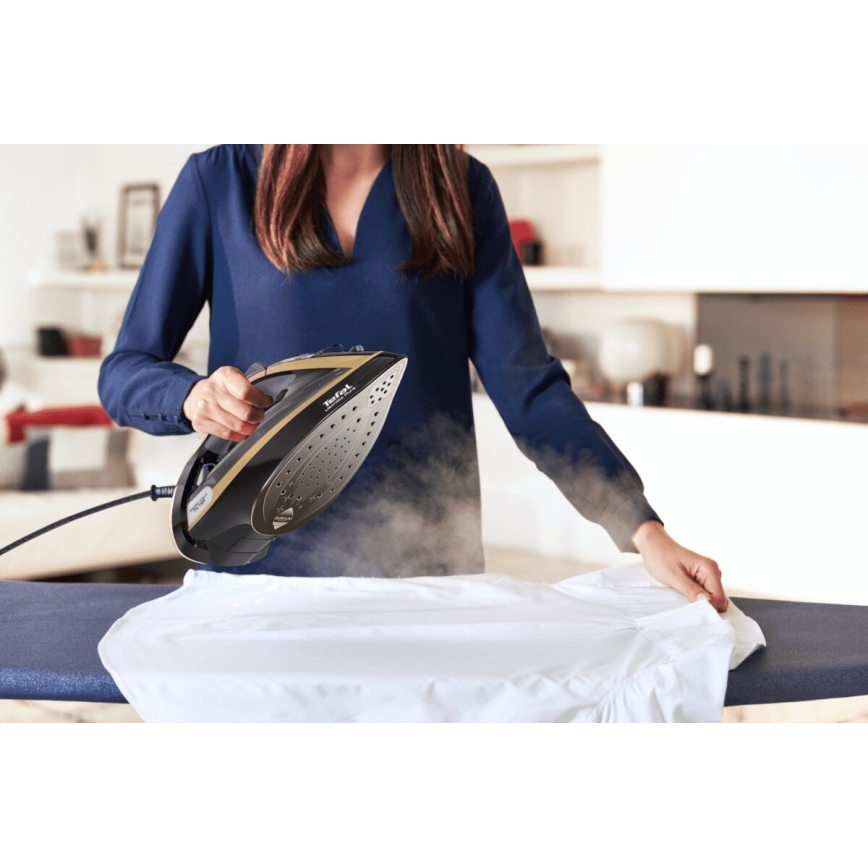 Tefal - Plancha de vapor ULTIMATE PURE 3000W/230V dorado/negro