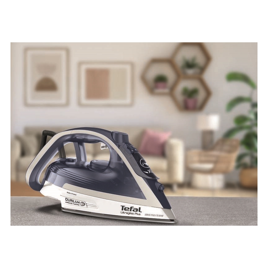 Tefal - Plancha de vapor ULTRAGLISS PLUS 2800W/230V azul