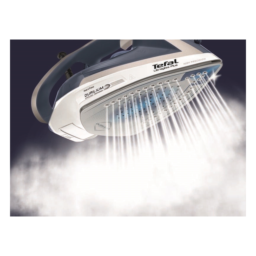 Tefal - Plancha de vapor ULTRAGLISS PLUS 2800W/230V azul