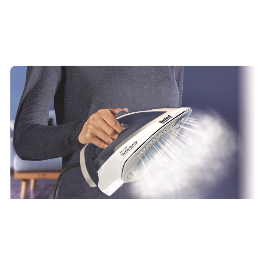 Tefal - Plancha de vapor ULTRAGLISS PLUS 2800W/230V azul