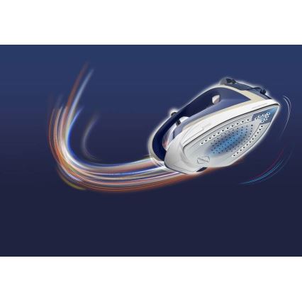 Tefal - Plancha de vapor ULTRAGLISS PLUS 2800W/230V azul