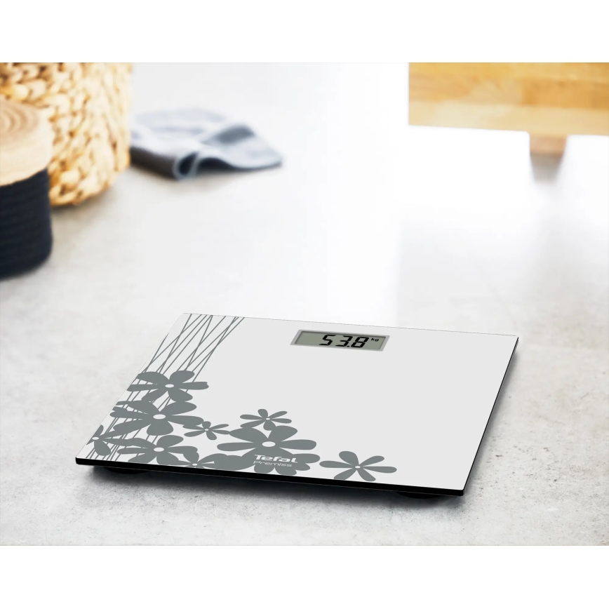 Tefal - Báscula personal digital PREMISS 1xCR2032 gris