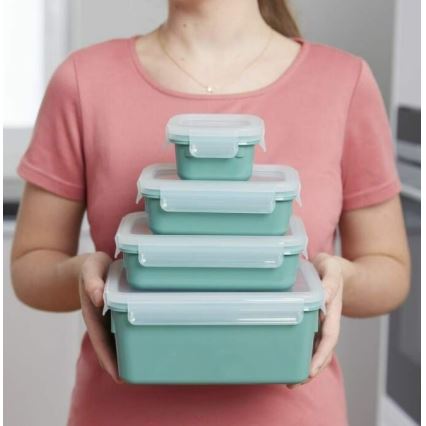 Tefal - Recipiente de comida 0,8 l MSEAL COLOR verde