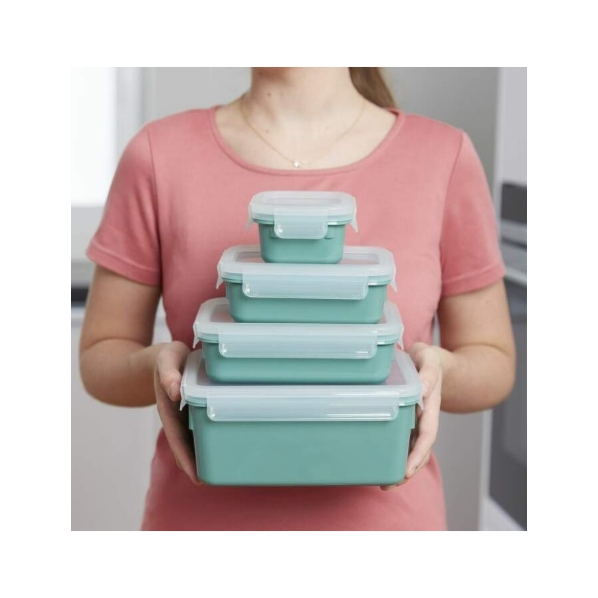 Tefal - Recipiente de comida 0,8 l MSEAL COLOR verde