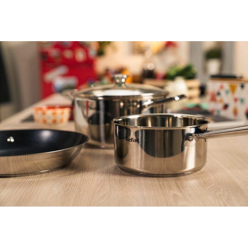 Tefal - Sartén honda con tapa COOK EAT 24 cm