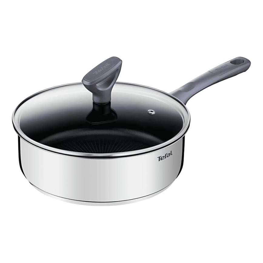 Tefal - Sartén honda con tapa DAILY COOK 24 cm