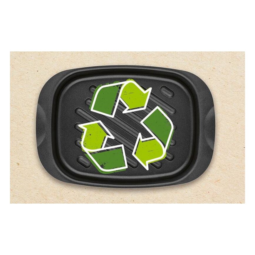 Tefal - Sartén para asar LA RECYCLE 27x39 cm negro