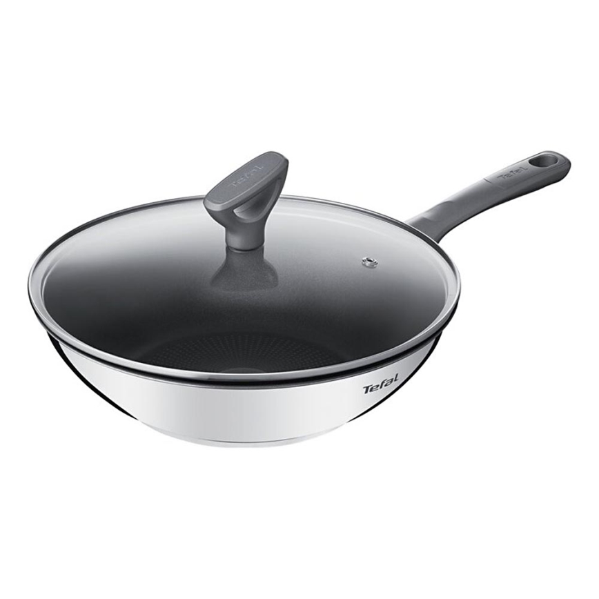 Tefal - Sartén wok con tapa DAILY COOK 28 cm