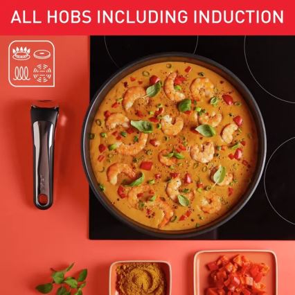 Tefal - Set de utensilios de cocina 13 piezas INGENIO PREFERENCE ON acero inoxidable