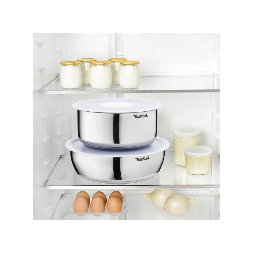 Tefal - Set de utensilios de cocina 4 piezas INGENIO EMOTION acero inoxidable