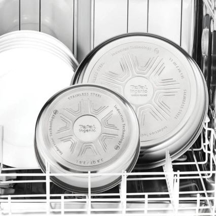Tefal - Set de utensilios de cocina 4 piezas INGENIO EMOTION acero inoxidable