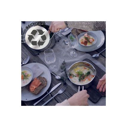 Tefal - Set de cazuelas 10 piese NORDICA din oțel inoxidabil