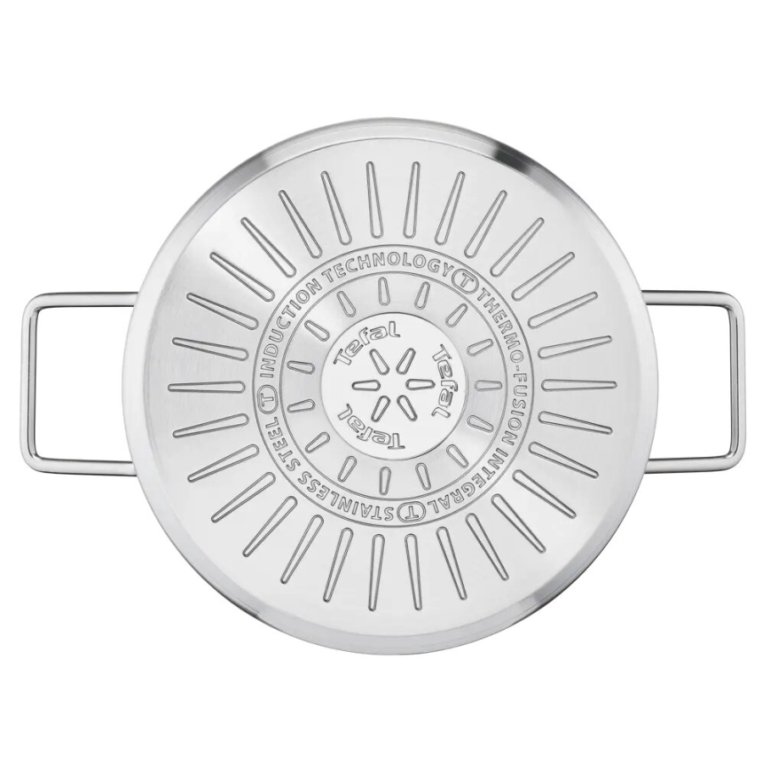 Tefal - Set de cazuelas 10 piese NORDICA din oțel inoxidabil