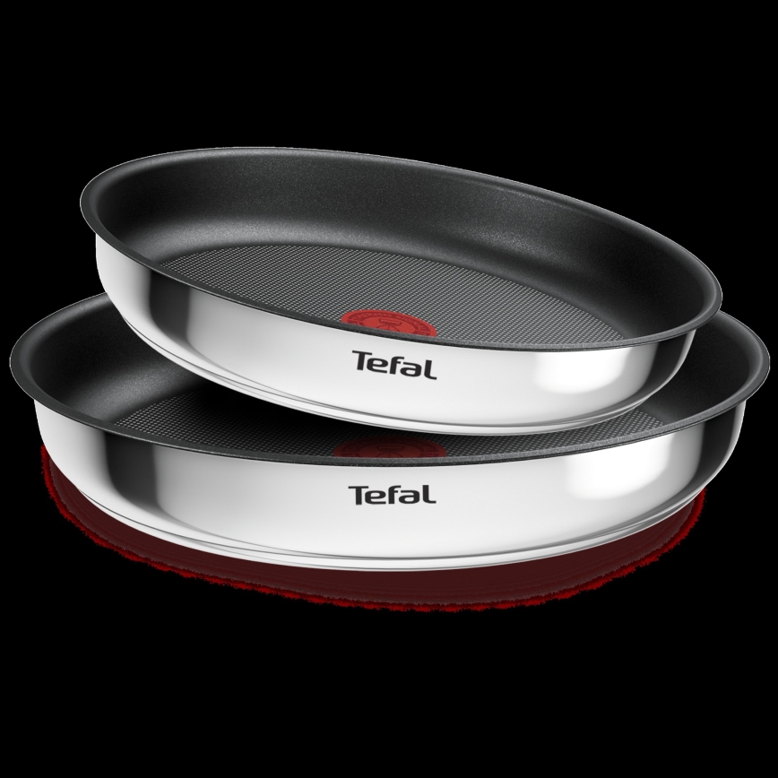 Tefal - Set de cocina INGENIO COOK, 3 piezas, acero inoxidable