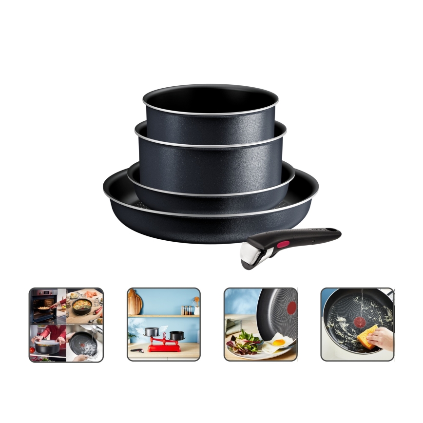 Tefal - Set de utensilios de cocina de 5 piezas INGENIO SO LIGHT
