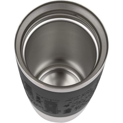 Tefal - Taza de viaje 360 ml TRAVEL MUG acero inoxidable/negro