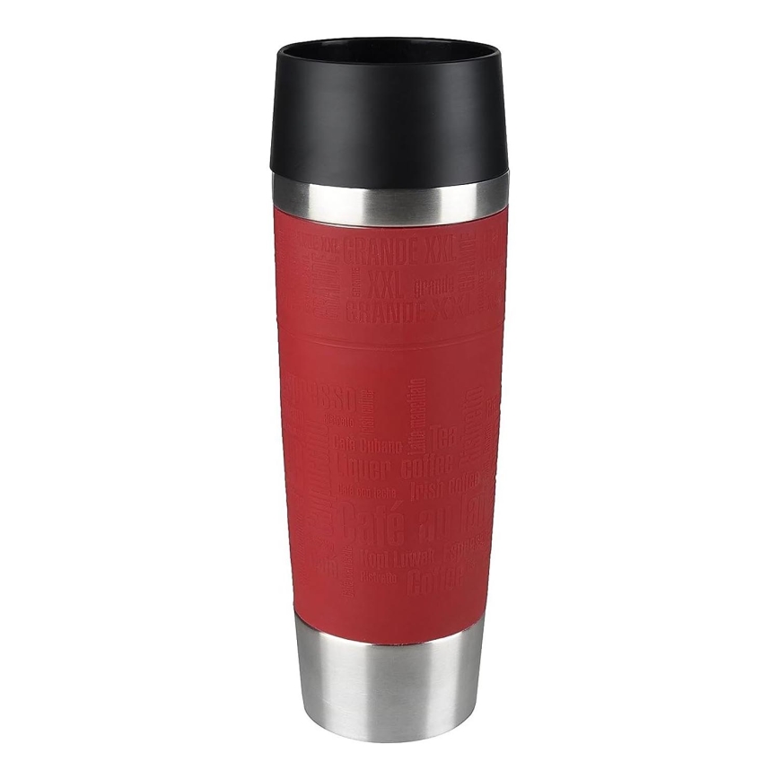 Tefal - Taza de viaje 500 ml TRAVEL MUG acero inoxidable/rojo