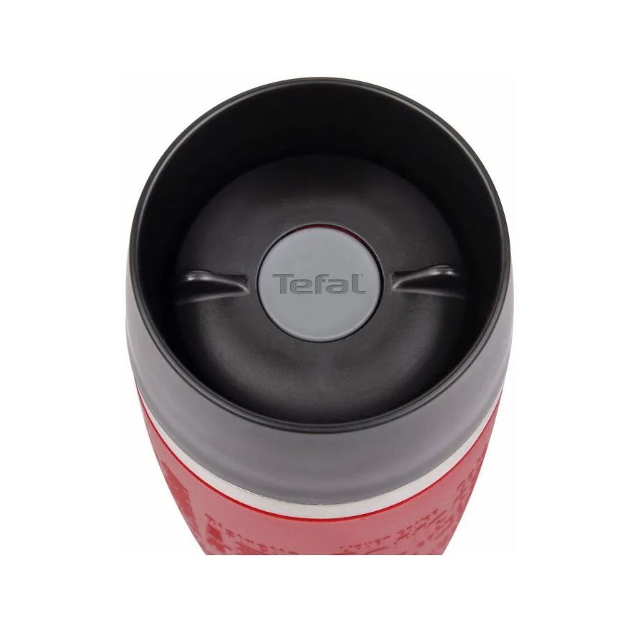 Tefal - Taza de viaje 500 ml TRAVEL MUG acero inoxidable/rojo