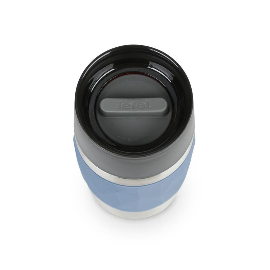 Tefal - Taza térmica 300 ml COMPACT MUG acero inoxidable/azul