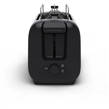 Tefal - Tostadora con dos agujeros SUBITO 1300W/230V negro/acero inoxidable
