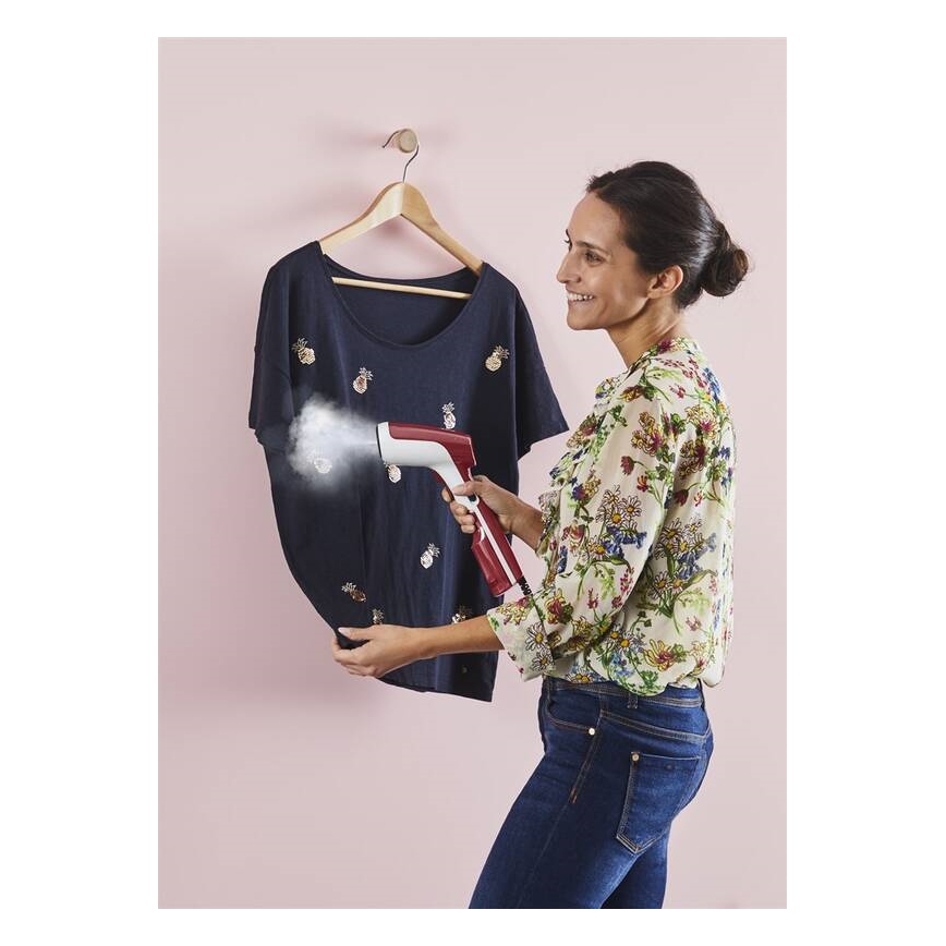 Tefal - Vaporizador de prendas de mano ACCESS STEAM FIRST 1300W/230V burdeos