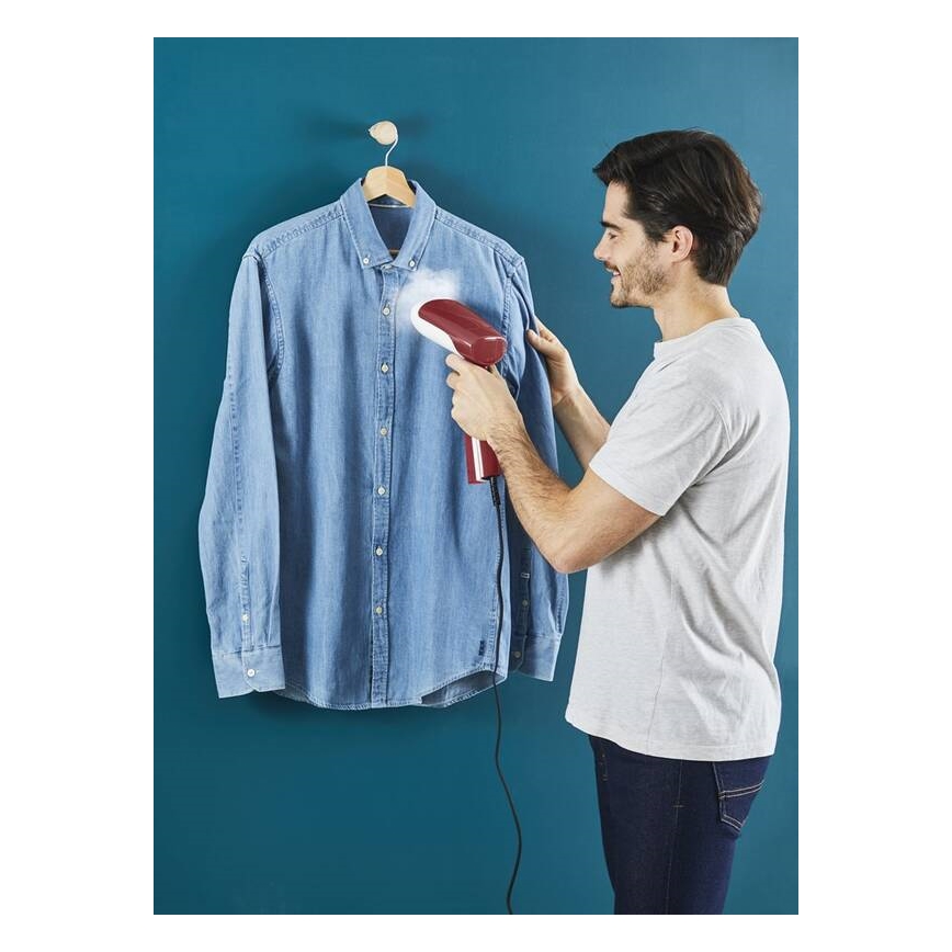 Tefal - Vaporizador de prendas de mano ACCESS STEAM FIRST 1300W/230V burdeos