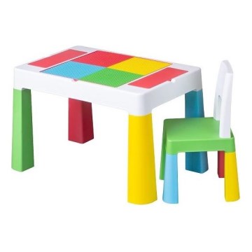 TEGA BABY - Juego de mesa y silla infantil multicolor