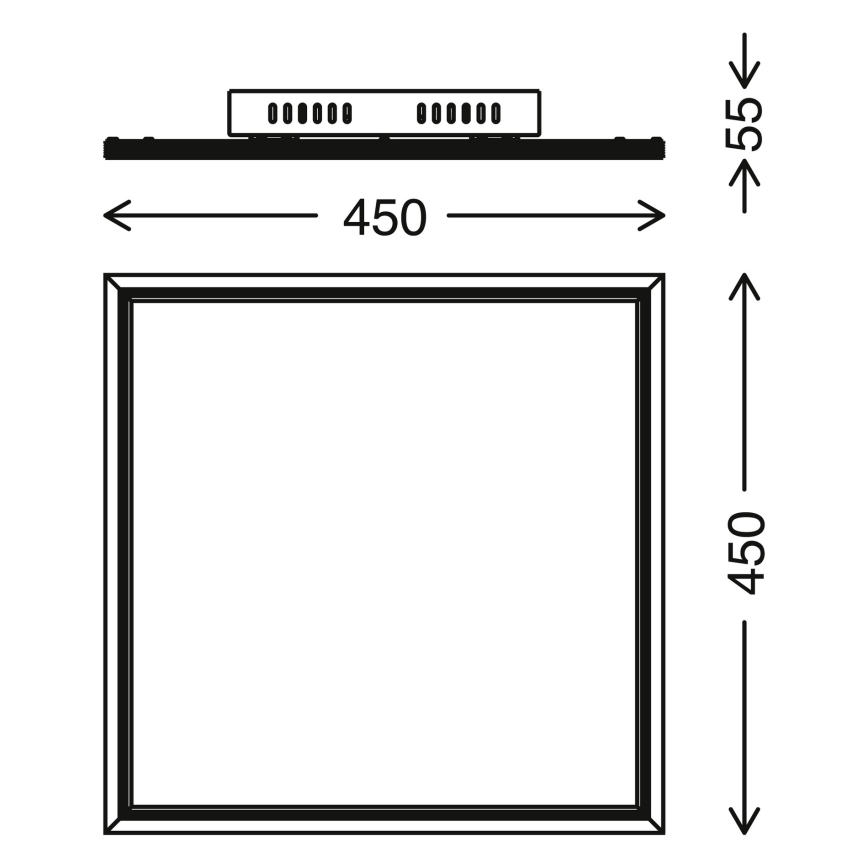 Telefunken 300906TF -Panel LED regulable LED/24W/230V + CR 3000-6000K