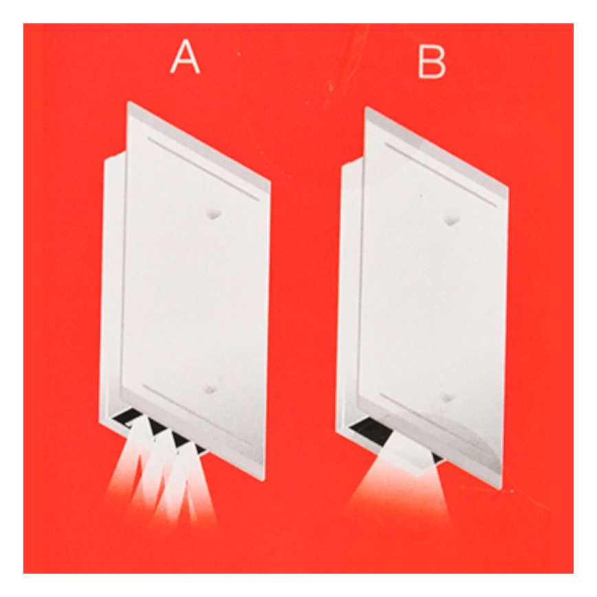 Telefunken 307706TF - Aplique LED para exterior 2xLED/3W/230V IP44 blanco