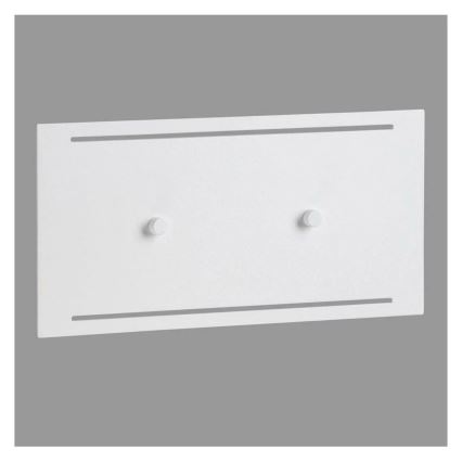 Telefunken 307806TF - Aplique LED para exterior 2xLED/3,5W/230V IP44 blanco