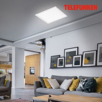 Telefunken 308806TF - Panel LED de techo con sensor LED/25W/230V 4000K