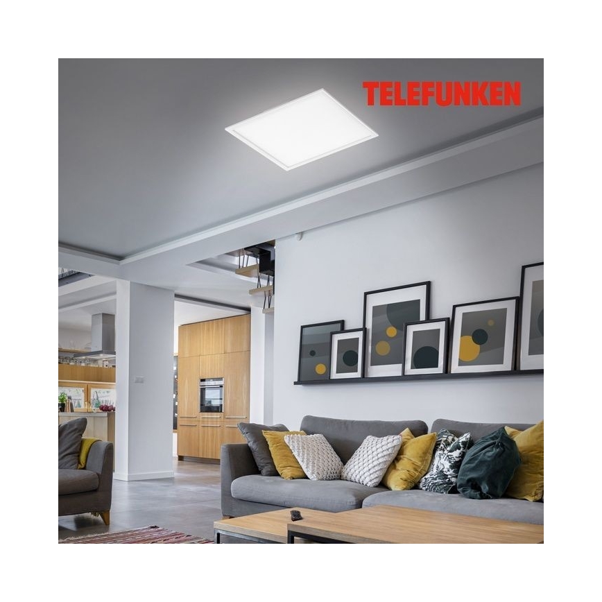 Telefunken 308806TF - Panel LED de techo con sensor LED/25W/230V 4000K