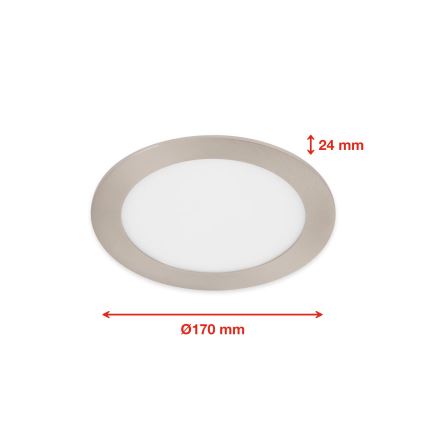 Telefunken 309402TF - LED RGBW Lámpara empotrable regulable para el baño LED/12W/230V 2700-6500K IP23 Wi-Fi Tuya