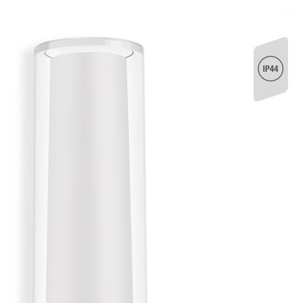 Telefunken 311306TF - Aplique de pared exterior LED/8W/230V 4000K IP44 blanco