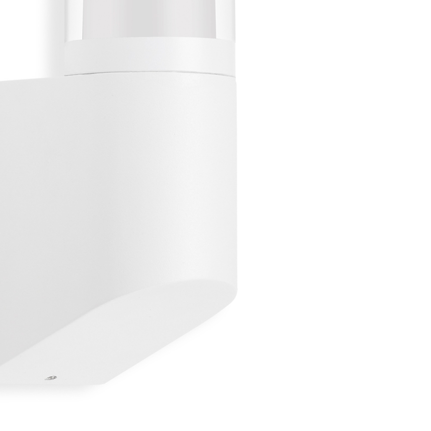 Telefunken 311306TF - Aplique de pared exterior LED/8W/230V 4000K IP44 blanco