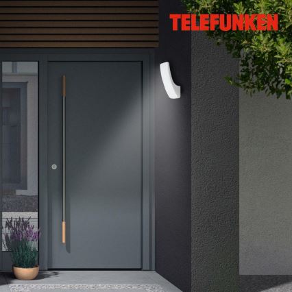 Telefunken 311604TF - Aplique LED para exterior LED/15W/230V IP44 plata
