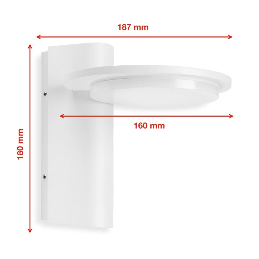 Telefunken 312406TF - Aplique LED para exterior LED/10W/230V IP44