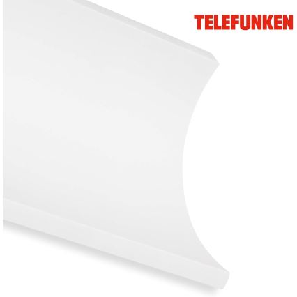 Telefunken 312806TF - Aplique LED para exterior 2xLED/6W/230V IP44 blanco