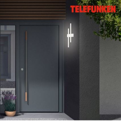 Telefunken 313206TF - Aplique LED para exterior 2xLED/8W/230V IP44