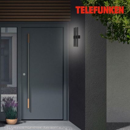 Telefunken 313305TF - Aplique LED para exterior 3xLED/4W/230V IP44